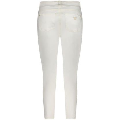 White Cotton Women's Skinny Jean