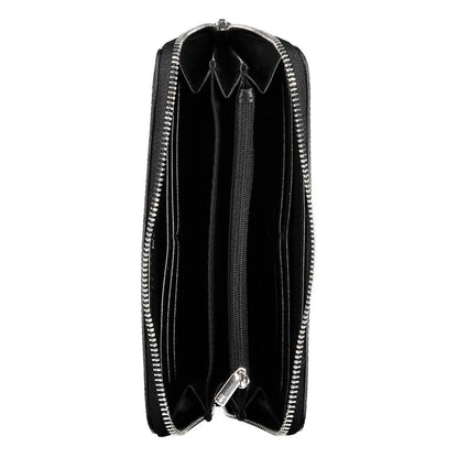 Black Polyethylene Women Wallet