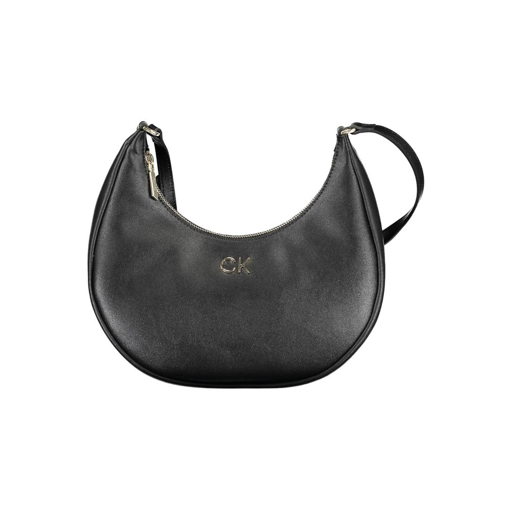 Black Recycled Polyester Women Handbag