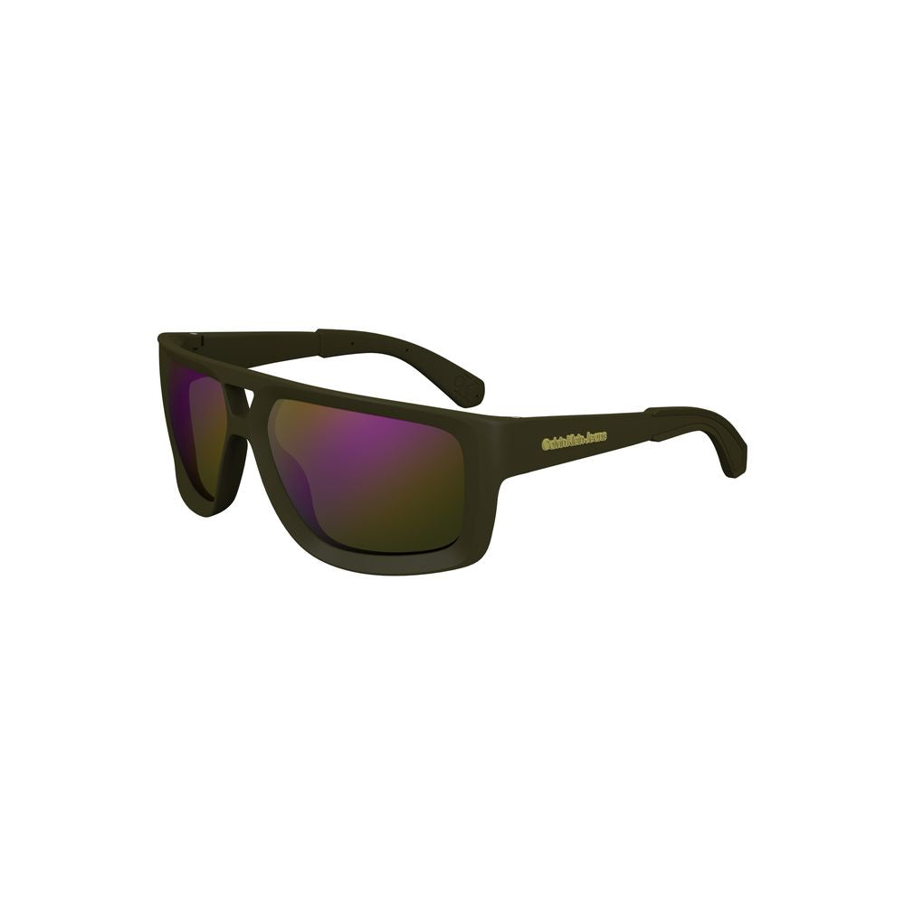 Green Plastic Men Sunglass