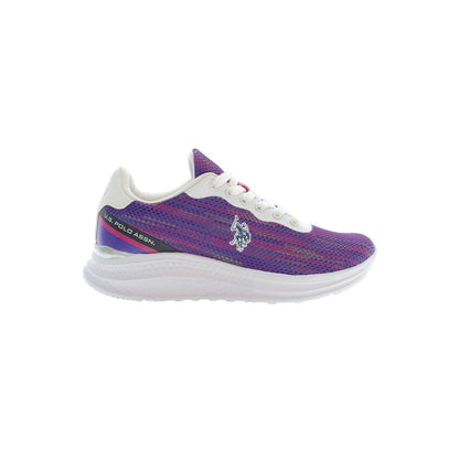 Purple Polyester Sneaker