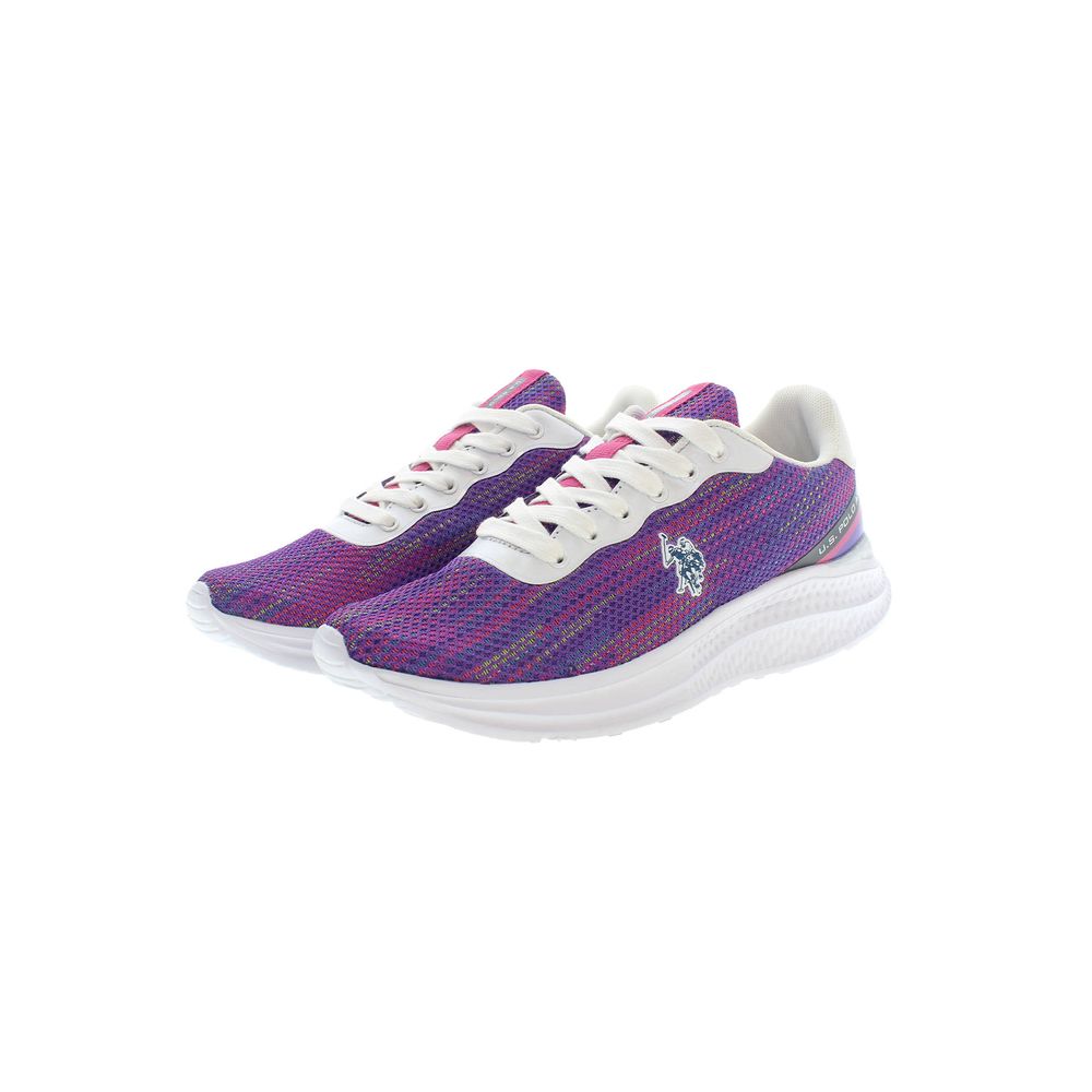 Purple Polyester Sneaker