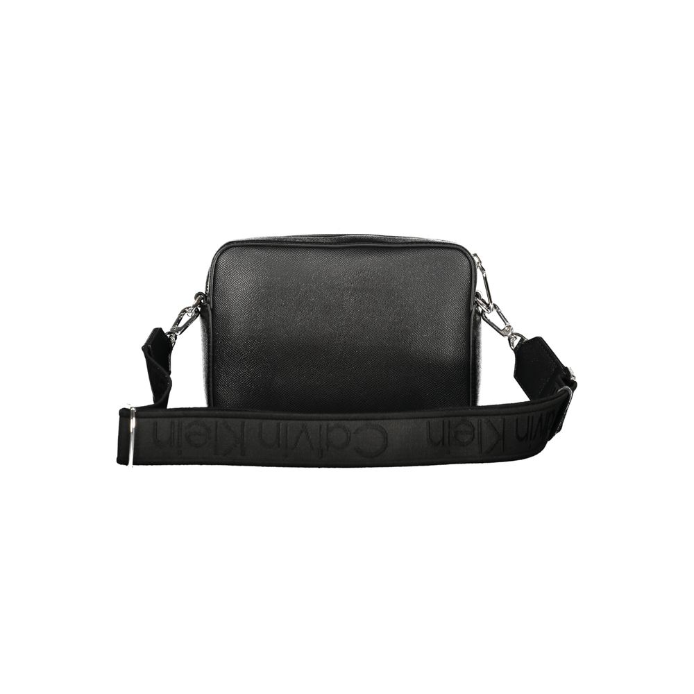 Black Polyethylene Women Handbag