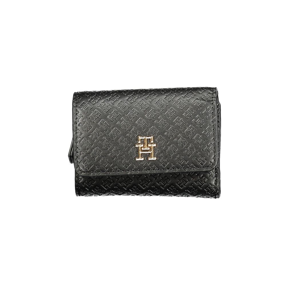 Black Polyethylene Women Wallet