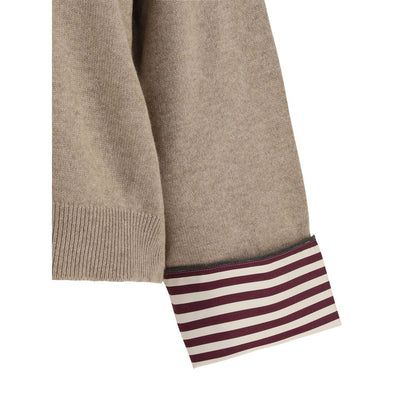 Beige Cashmere Cashmere Sweater