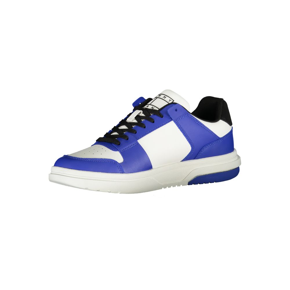 Blue Polyester Sneaker