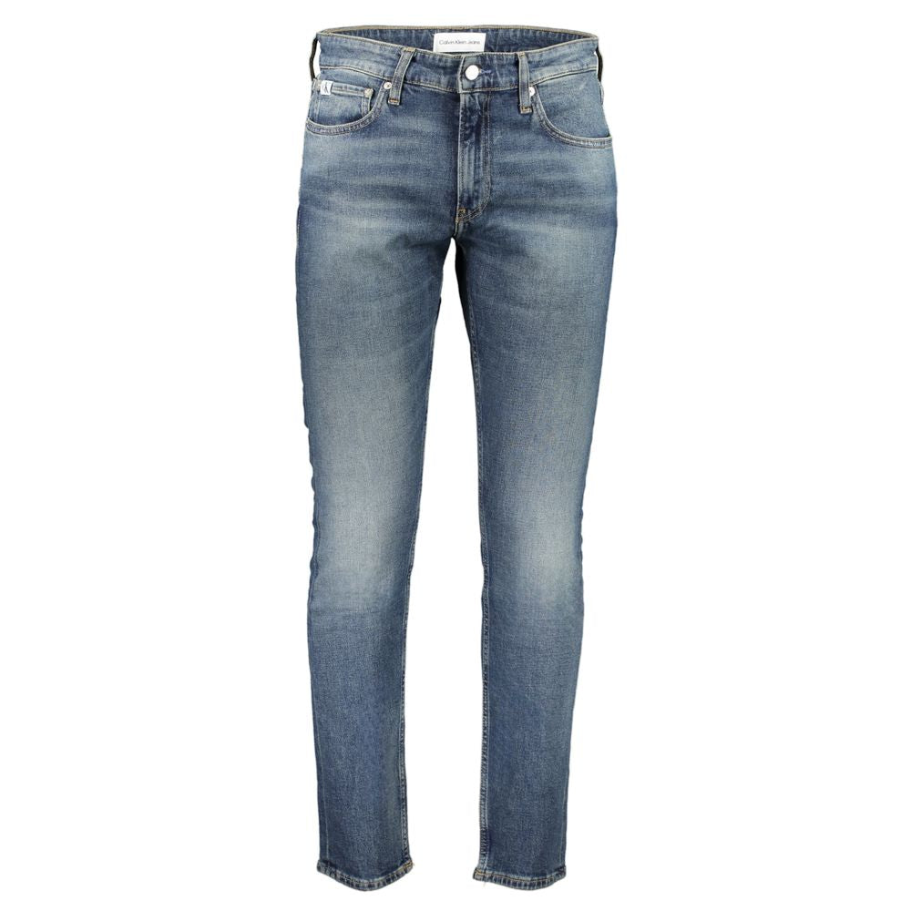 Blue Cotton Men Jeans