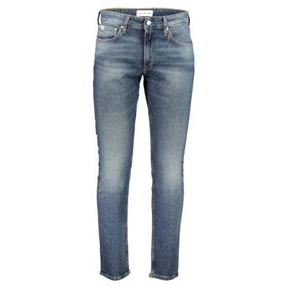 Blue Cotton Men Jeans