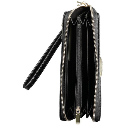 Black Polyethylene Women Wallet