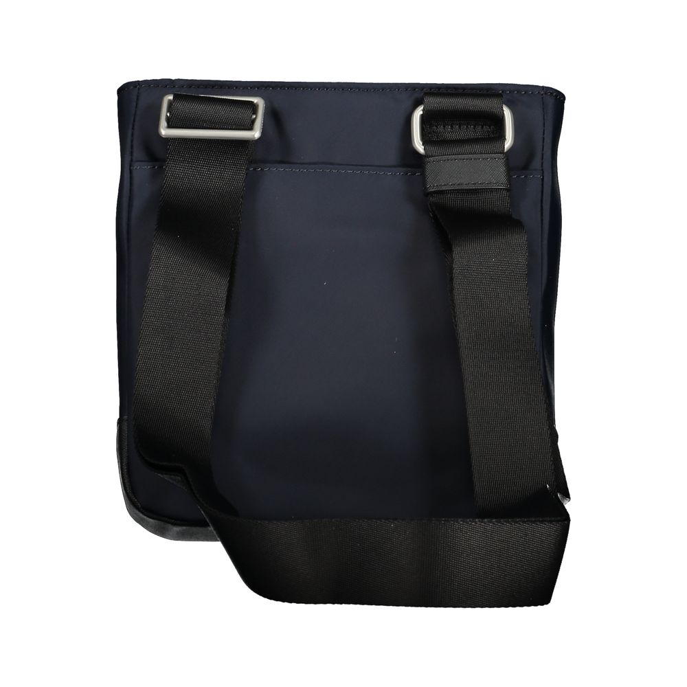 Blue Polyester Shoulder Bag