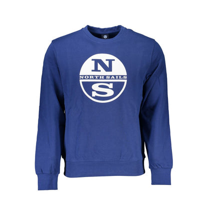 Blue Cotton Sweatshirt
