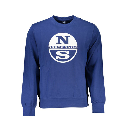 Blue Cotton Sweatshirt