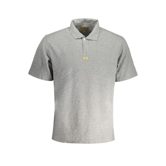 Brown Cotton Men Polo Shirt