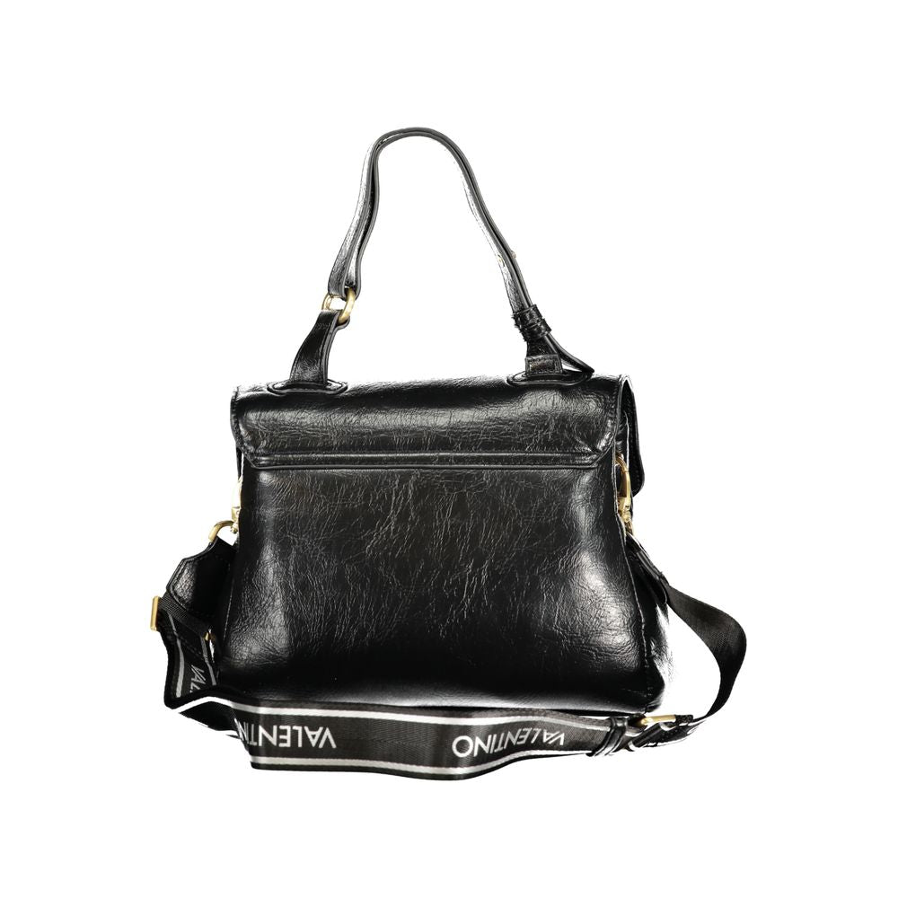 Black Polyethylene Women Handbag
