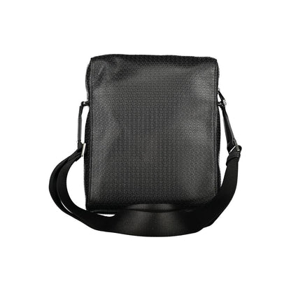 Black Polyester Shoulder Bag