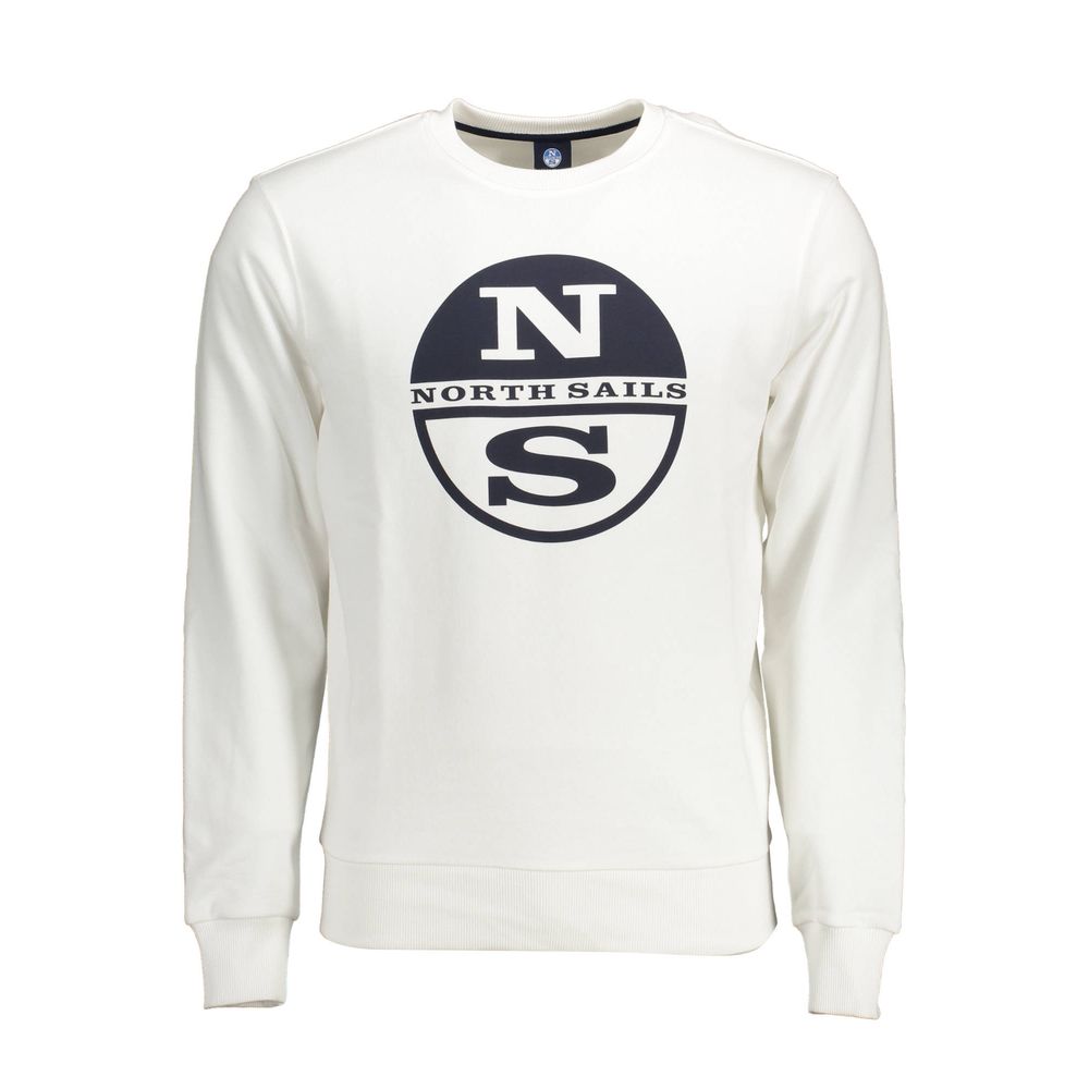 White Cotton Sweatshirt