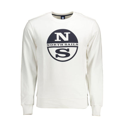 White Cotton Sweatshirt