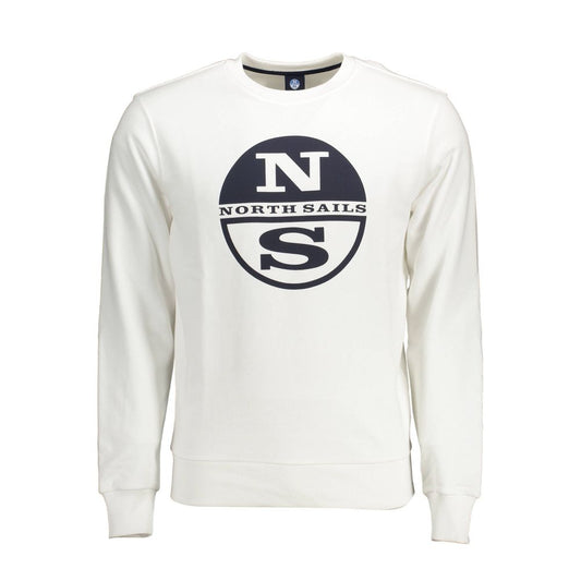 White Cotton Sweatshirt