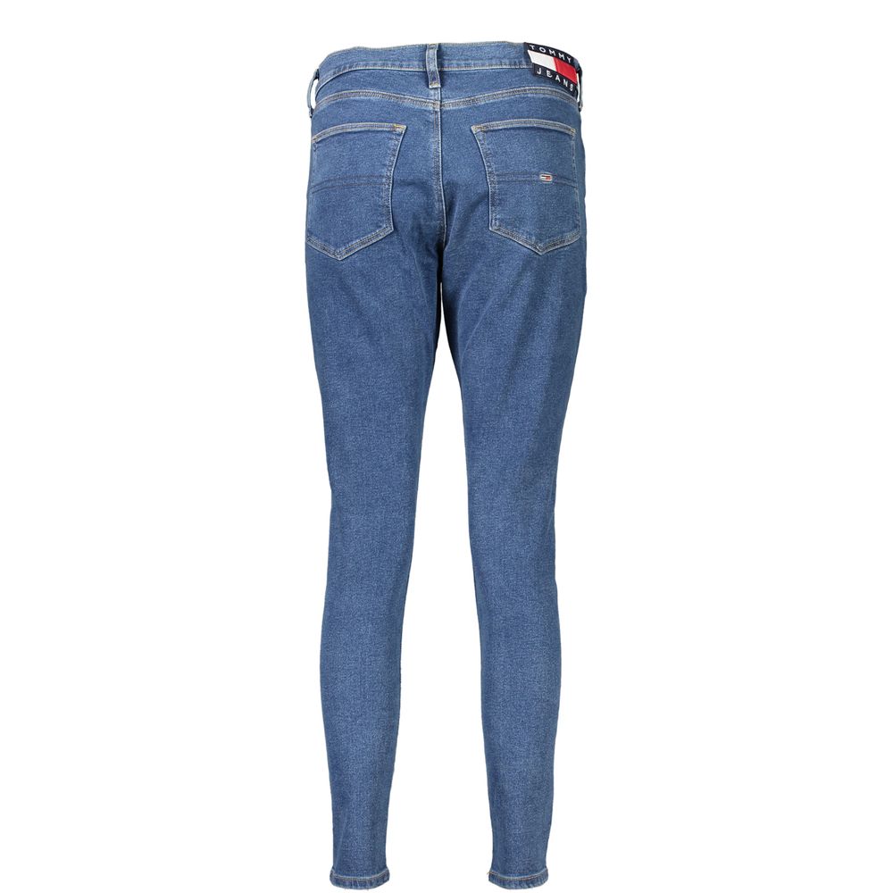 Blue Cotton Women Jeans