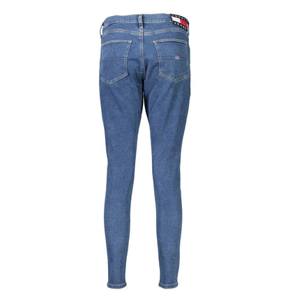 Blue Cotton Women Jeans