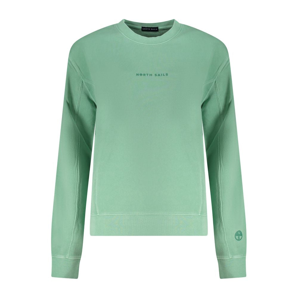Green Cotton Sweatshirt