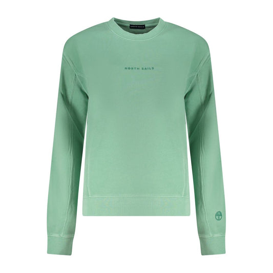 Green Cotton Sweatshirt