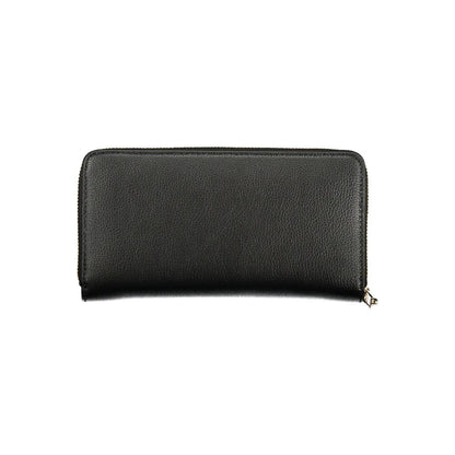 Black Polyethylene Women Wallet