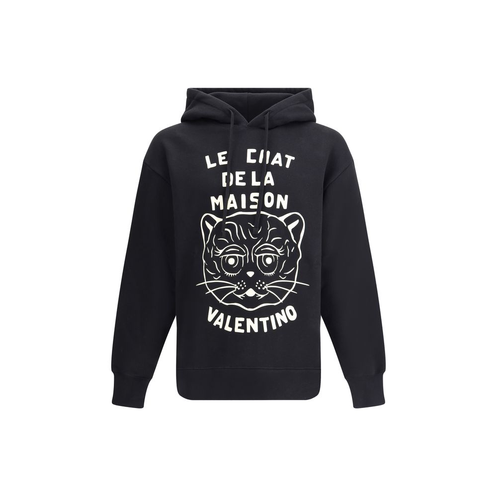 Black Cotton Sweatshirt