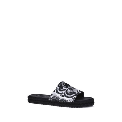 Black Cotton Espadrilles