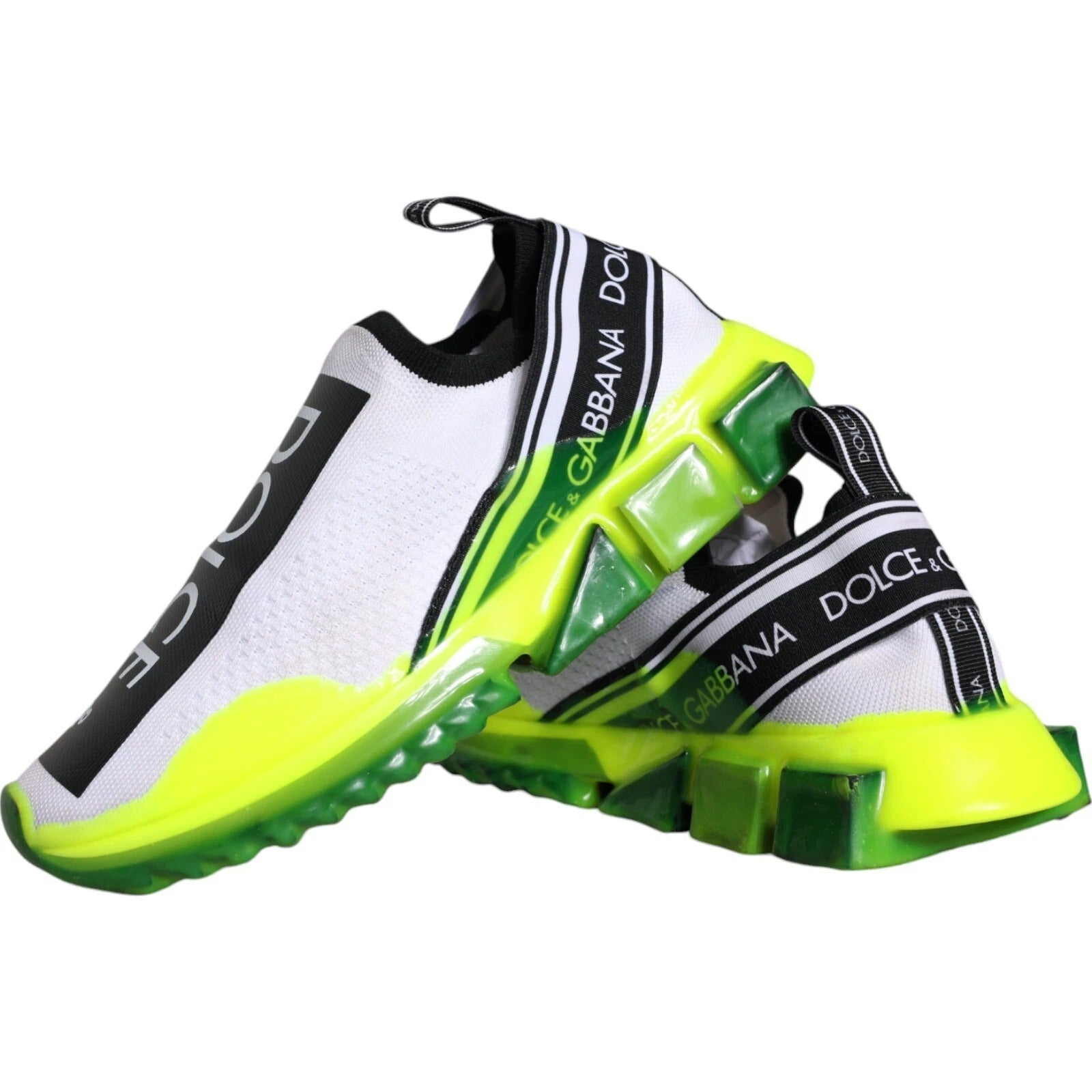 White Yellow Slip On Sorrento Sneakers Shoes