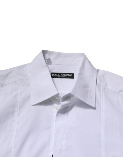 White Cotton Short Sleeves Men Formal Shirt