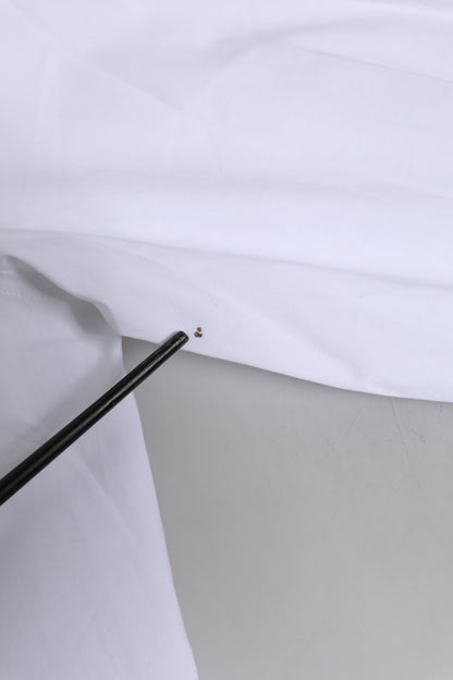 White Cotton GOLD Long Sleeves Formal Shirt