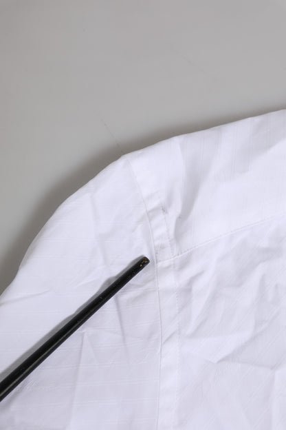 White Cotton GOLD Long Sleeves Formal Shirt