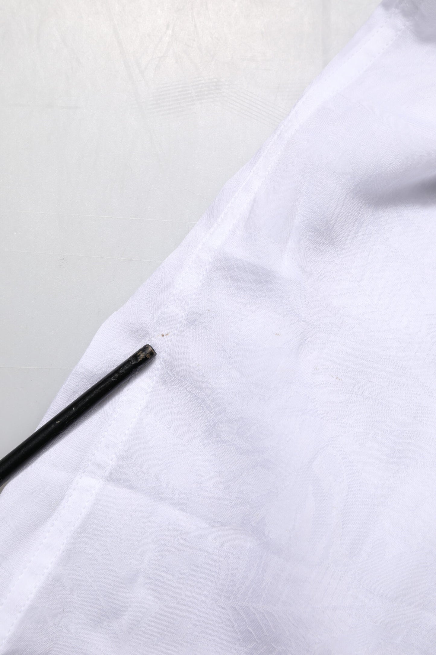 White Cotton Long Sleeves Collared Formal Shirt