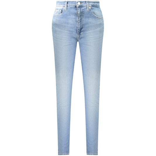 Blue Cotton Jeans Denim