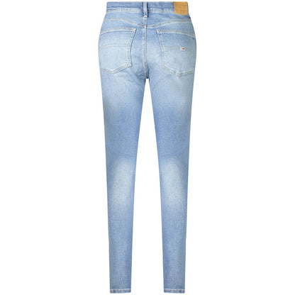 Blue Cotton Jeans Denim