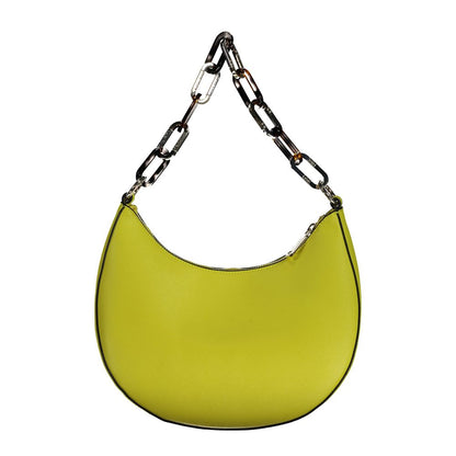 Yellow Polyethylene Women Handbag