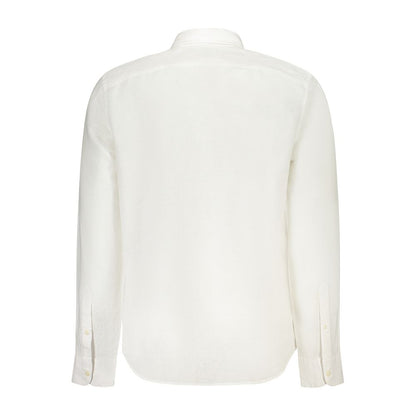 White Linen Men's Shirt