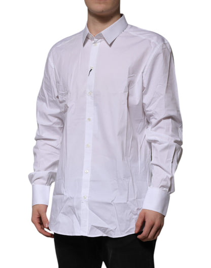White GOLD Long Sleeve Dress Formal Shirt