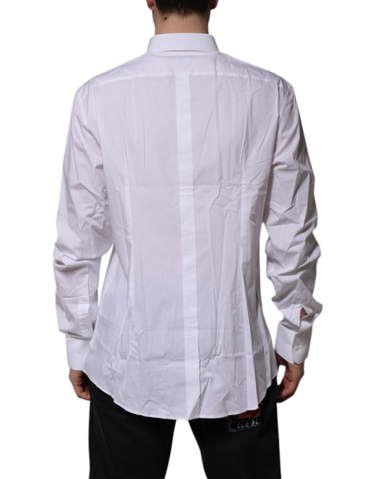 White GOLD Long Sleeve Dress Formal Shirt