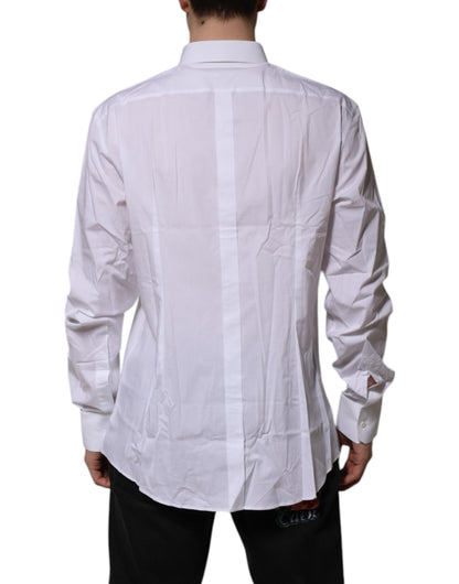 White GOLD Long Sleeve Dress Formal Shirt