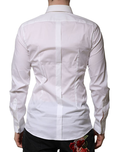 White GOLD Long Sleeve Dress Formal Shirt