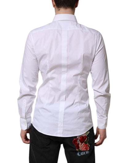 White GOLD Cotton Dress Formal Shirt
