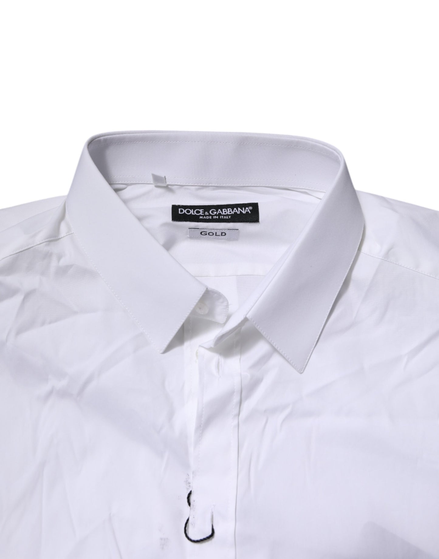 White GOLD Cotton Men Dress Formal Shirt