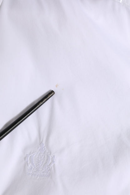 White GOLD Cotton Men Dress Formal Shirt