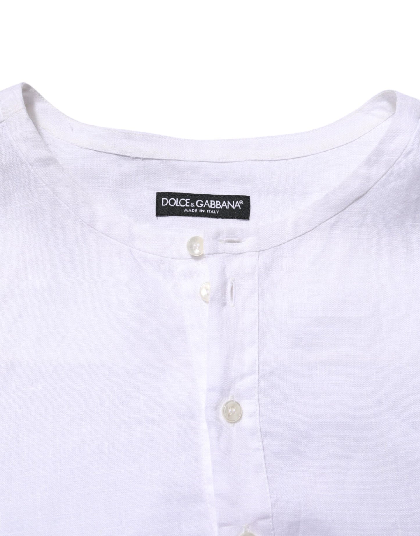 White Linen Long Sleeves Casual Men Shirt