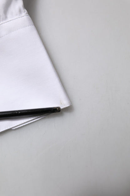 White GOLD Cotton Long Sleeve Men Formal Shirt