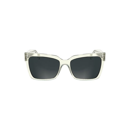 Transparent Plastic Men Sunglass