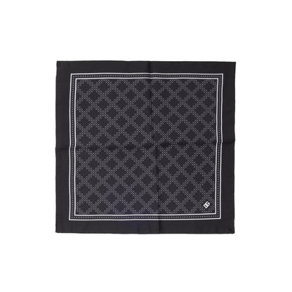 Black Silk Pocket Square