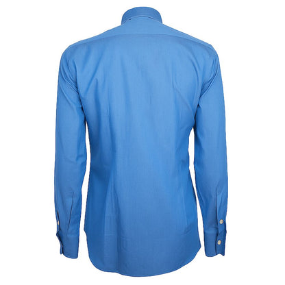 Blue Cotton Men's Shirt